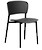 Click to swap image: &lt;strong&gt;Matilda Dining Chair-Jet Black&lt;/strong&gt;&lt;br&gt;Dimensions: W500 x D540 x H800mm